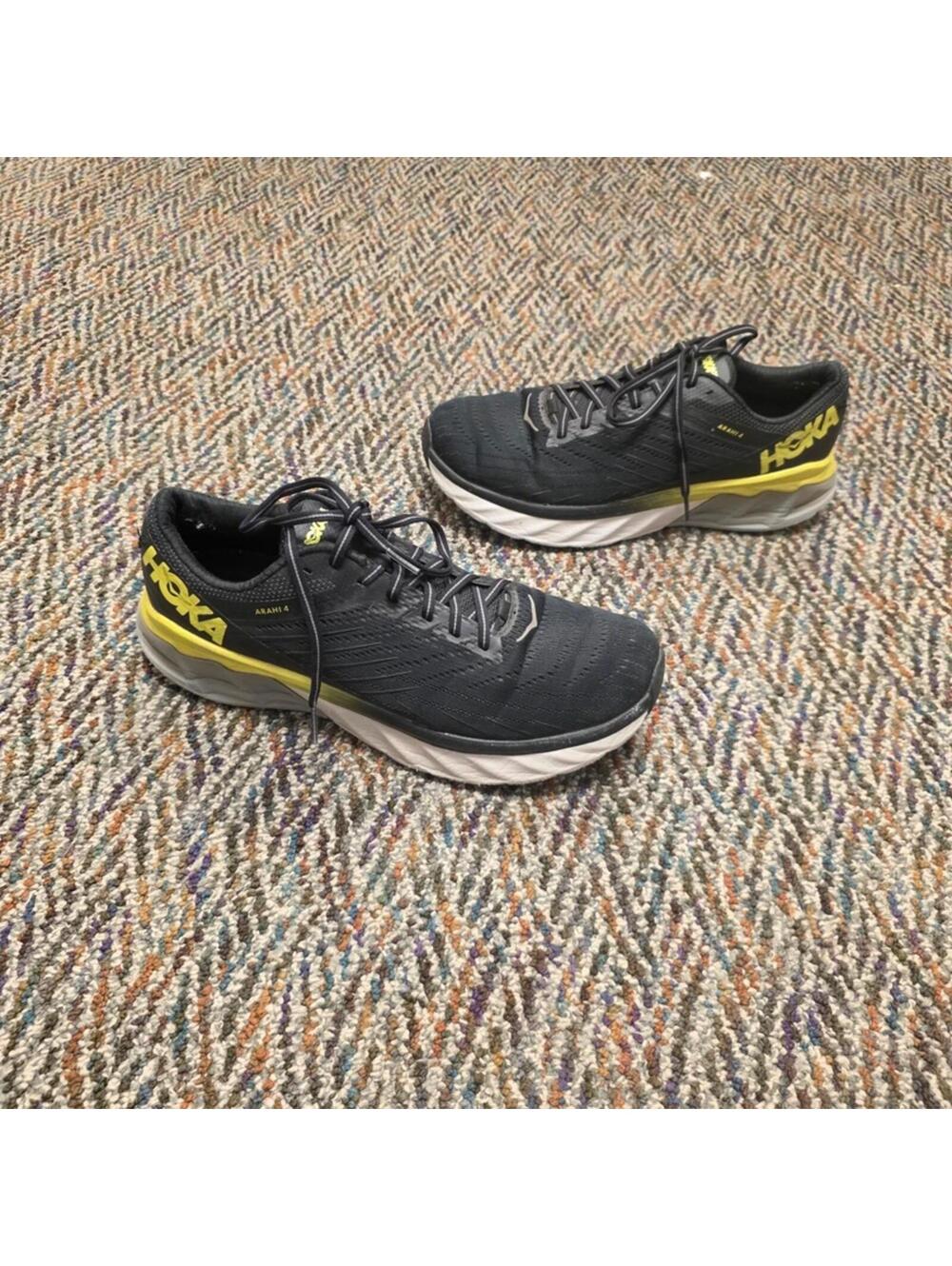 Hoka One Arahi 4 ‘Black/Evening Primrose’ Running Shoe sz 10